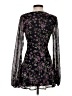 Forever 21 100% Polyester Floral Black Cocktail Dress Size S - photo 2