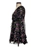 Forever 21 100% Polyester Floral Black Cocktail Dress Size S - photo 5