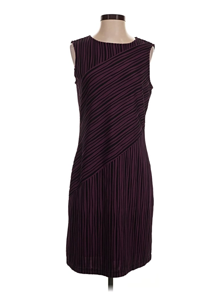 Samuel Dong Cocktail Dress In Burgundy