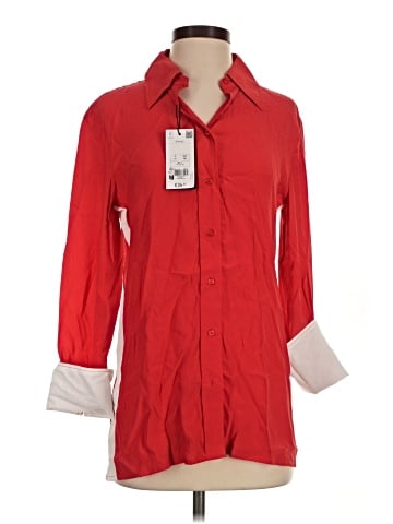 Les Copains 3/4 Sleeve Button-Down Shirt (view 1)