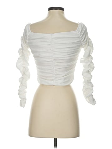 Line & Dot 3/4 Sleeve Top (view 2)