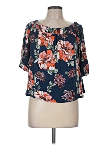 Loveappella Short Sleeve Blouse (view 1)