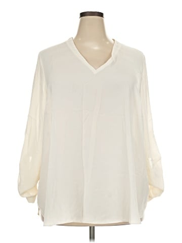 Lane Bryant Outlet Long Sleeve Blouse (view 1)