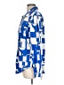 Unbranded Print Blue Long Sleeve Blouse Size L - photo 5