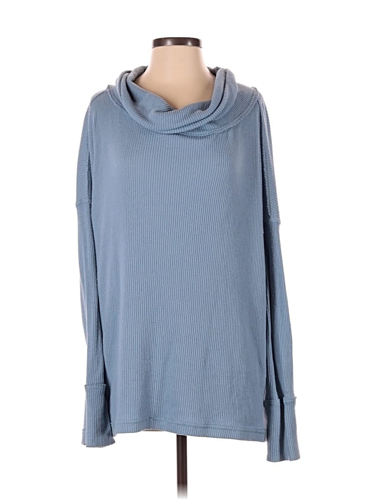 Pre-owned We The Free Pullover Sweater In Blue