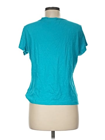 Crazy Horse by Liz Claiborne Short Sleeve Henley (view 2)