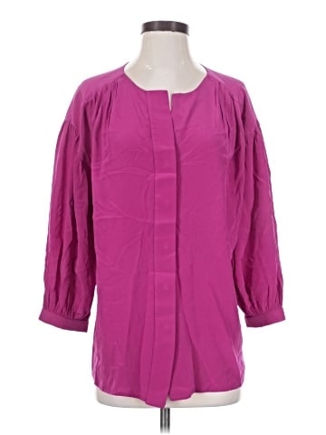 Jeunesse 3/4 Sleeve Silk Top (view 1)