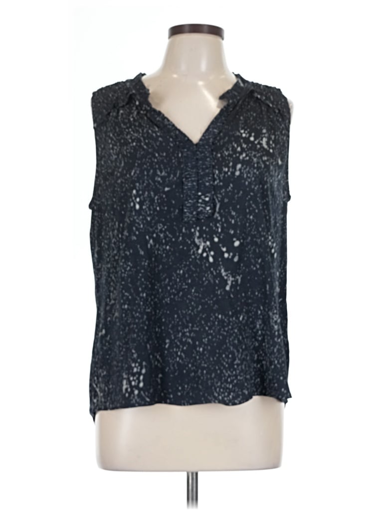 Pre-owned Wit & Wisdom Sleeveless Blouse In Silver