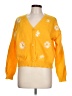 Unbranded 100% Polyester Yellow Cardigan Size L - photo 1