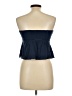 Edikted 100% Cotton Blue Sleeveless Blouse Size L - photo 2