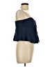 Edikted 100% Cotton Blue Sleeveless Blouse Size L - photo 4