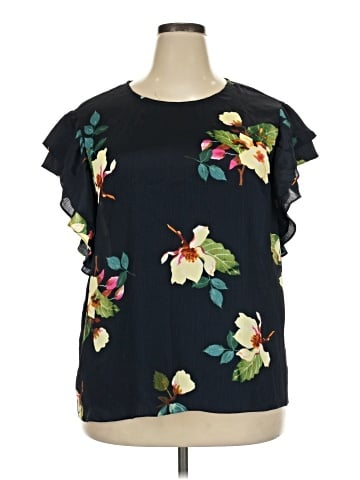 RACHEL Rachel Roy Short Sleeve Blouse (view 1)
