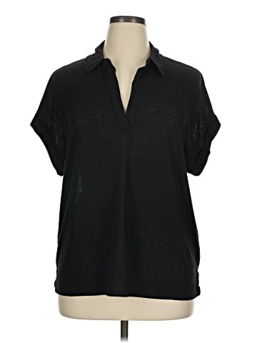 Banana Republic Factory Store Short Sleeve Blouse (view 1)