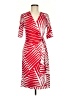 Merona Print Red Cocktail Dress Size M - photo 1