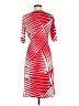 Merona Print Red Cocktail Dress Size M - photo 2