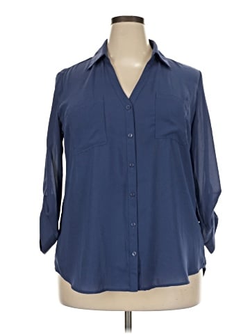 Iz Byer 3/4 Sleeve Blouse (view 1)