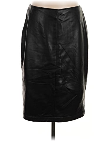 New York & Company Faux Leather Skirt (view 1)