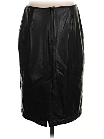New York & Company Faux Leather Skirt (view 2)