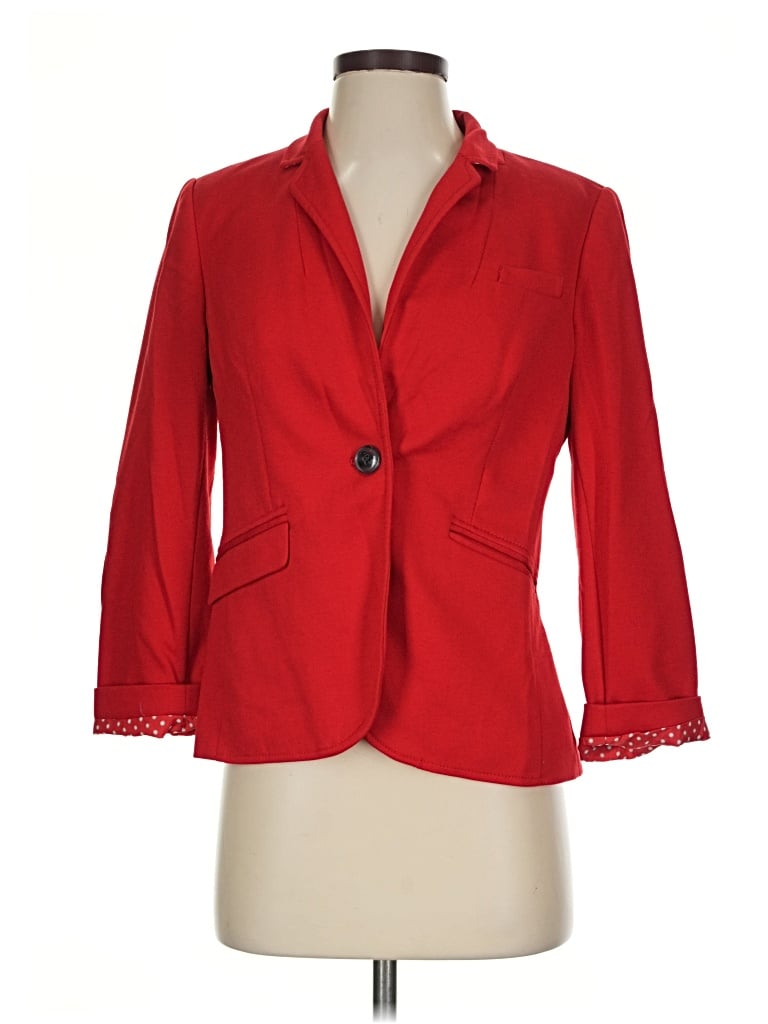 Pre-owned The Limited Blazer Jacket In Red