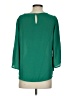 The Limited 100% Polyester Green 3/4 Sleeve Blouse Size S - photo 2