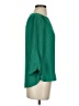 The Limited 100% Polyester Green 3/4 Sleeve Blouse Size S - photo 4