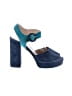 M. Gemi Color Block Blue Sandals Size EU 38 - photo 1