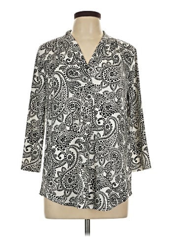 Charter Club 3/4 Sleeve Blouse (view 1)