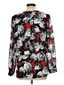 NY Collection 100% Polyester Silver Long Sleeve Blouse Size L - photo 2