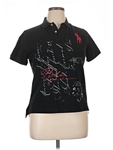 Polo by Ralph Lauren Short Sleeve Blouse (view 1)