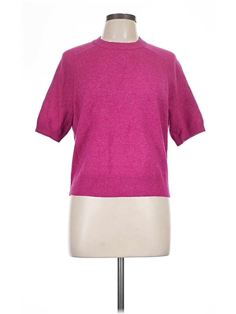 Pre-owned On 34th Short Sleeve Turtleneck In Pink