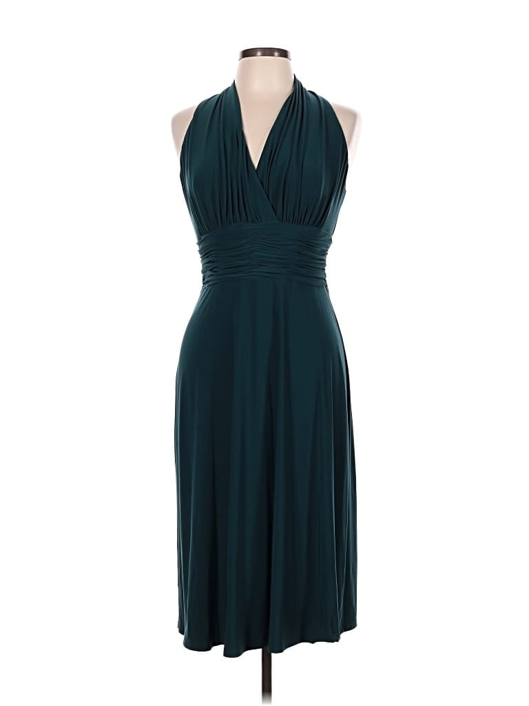 Pre-owned Evan Picone Cocktail Dress In Teal