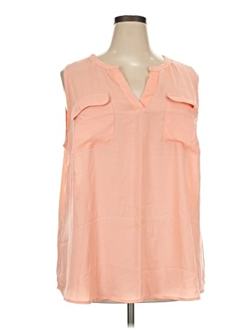 Worthington Sleeveless Blouse (view 1)