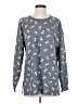 Cathy Daniels Bow Print Gray Pullover Sweater Size S (estimated) - photo 1