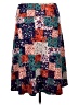Lularoe Print Blue Casual Skirt Size XL - photo 2
