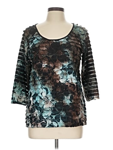 Investments 3/4 Sleeve Top (view 1)