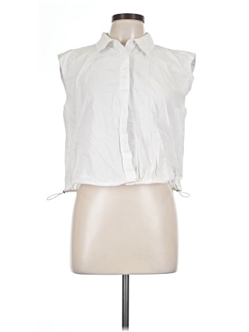 Bar III Sleeveless Button-Down Shirt (view 1)