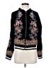 Elevenses 100% Polyester Floral Black Jacket Size S - photo 1