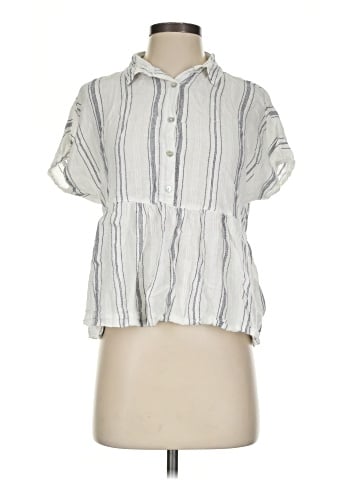 Cynthia Rowley Short Sleeve Blouse (view 1)