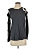 BCBGMAXAZRIA 100% Rayon Gray Long Sleeve Top Size XS - photo 1