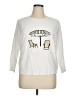 Aaeda White Sweatshirt Size XL - photo 1