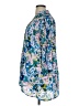 Sunny Leigh 100% Polyester Floral Blue 3/4 Sleeve Blouse Size 1X - photo 5