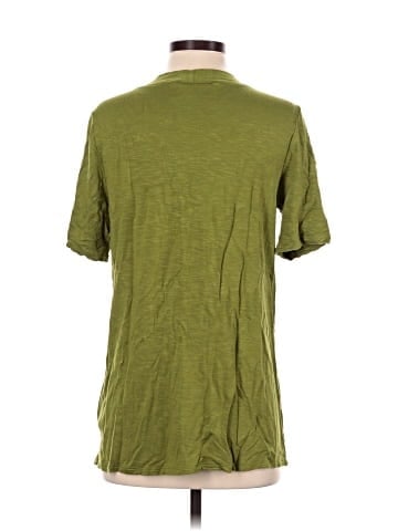 Susan Graver Short Sleeve Blouse (view 2)