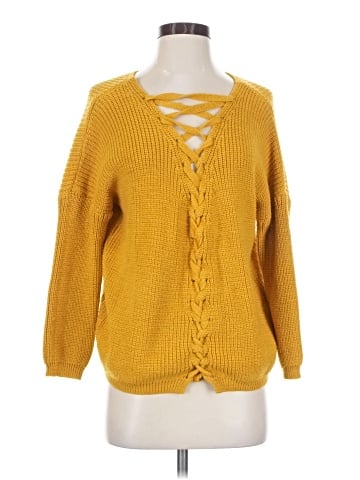 Rosette Pullover Sweater (view 1)