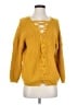 Rosette Yellow Pullover Sweater Size S - photo 1