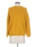 Rosette Yellow Pullover Sweater Size S - photo 2