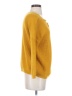 Rosette Yellow Pullover Sweater Size S - photo 4