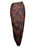 Veronica Beard Paisley Gray Purple Silk Skirt Size 12 - photo 2