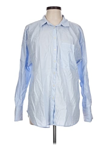 Ann Taylor LOFT Long Sleeve Button-Down Shirt (view 1)