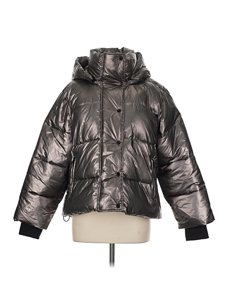 Pre-owned Gap Snow Jacket In Silver