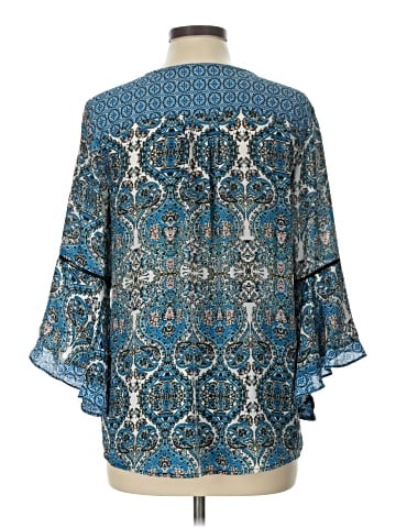 NY Collection 3/4 Sleeve Blouse (view 2)